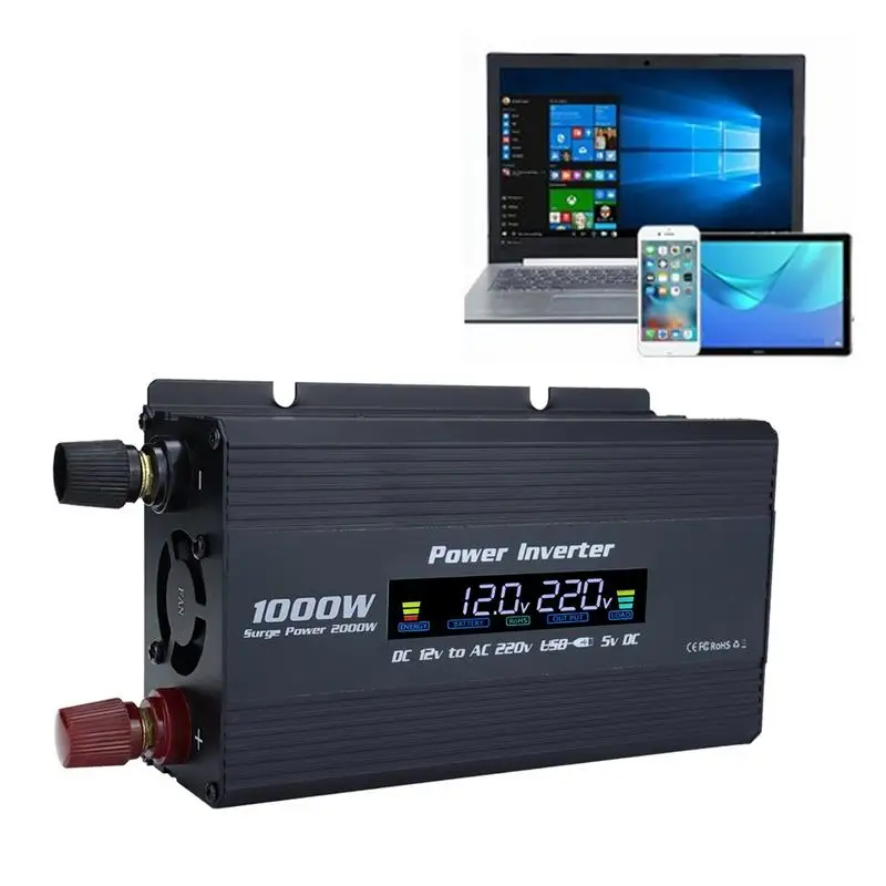 Universal Household Car Inverter DC12V To AC110-220V Power Converter LED Sine Waving Car Converter For Travelling Camping Power
Universal Household Car Inverter DC12V To AC110-220V Power Converter LED Sine Waving Car Converter For Travelling Camping Power