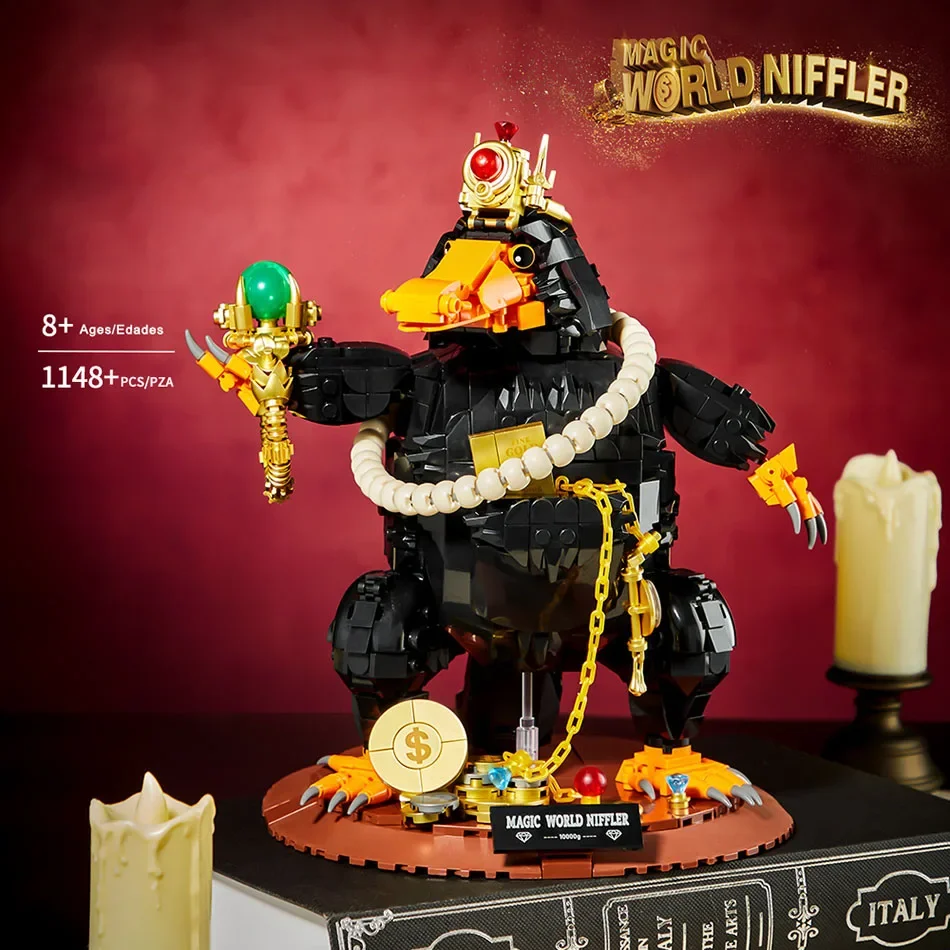 MOC Magic World 1148pcs Niffler Harry Model Building Blocks Set Magical Animal Niffler Figures Bricks Toys For Children Gifts MOC Magic World 1148pcs Niffler Harry Model Building Blocks Set Magical Animal Niffler Figures Bricks Toys For Children Gifts