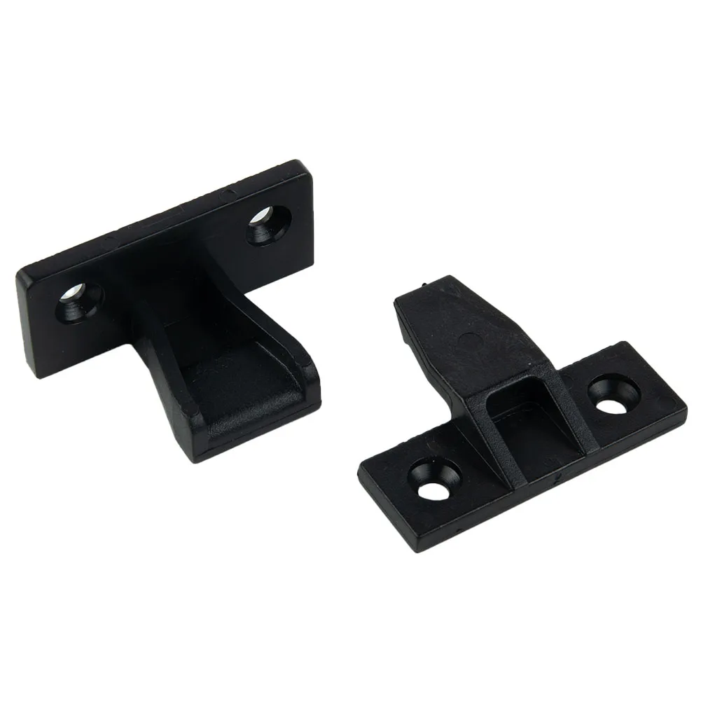 

Clips Bracket 20kg ABS Black Durable Fasteners Fittings High Quality Materials Kitchen Panel Durable High Quality