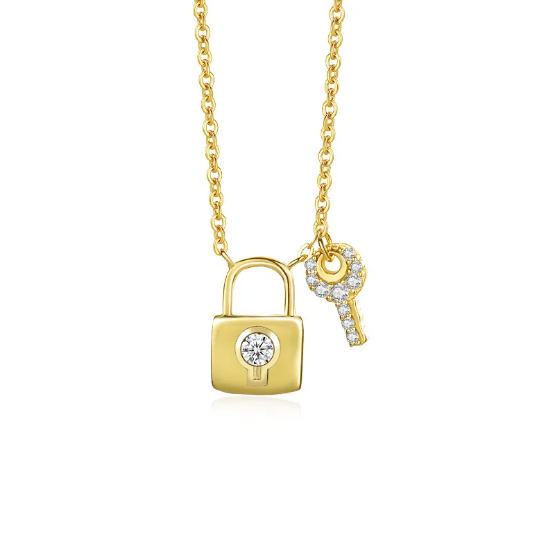 Ожерелье с кулоном в виде ключа с фианитом, серебро 925 пробы
Ожерелье с кулоном в виде ключа с фианитом, серебро 925 пробы