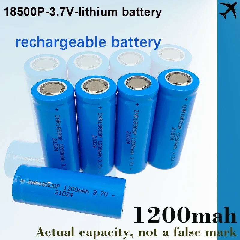 

18500 battery New 3.7V 1200mAh rechargeable lithium-ion battery, 3.7V special lithium-ion battery for strong light flashlights