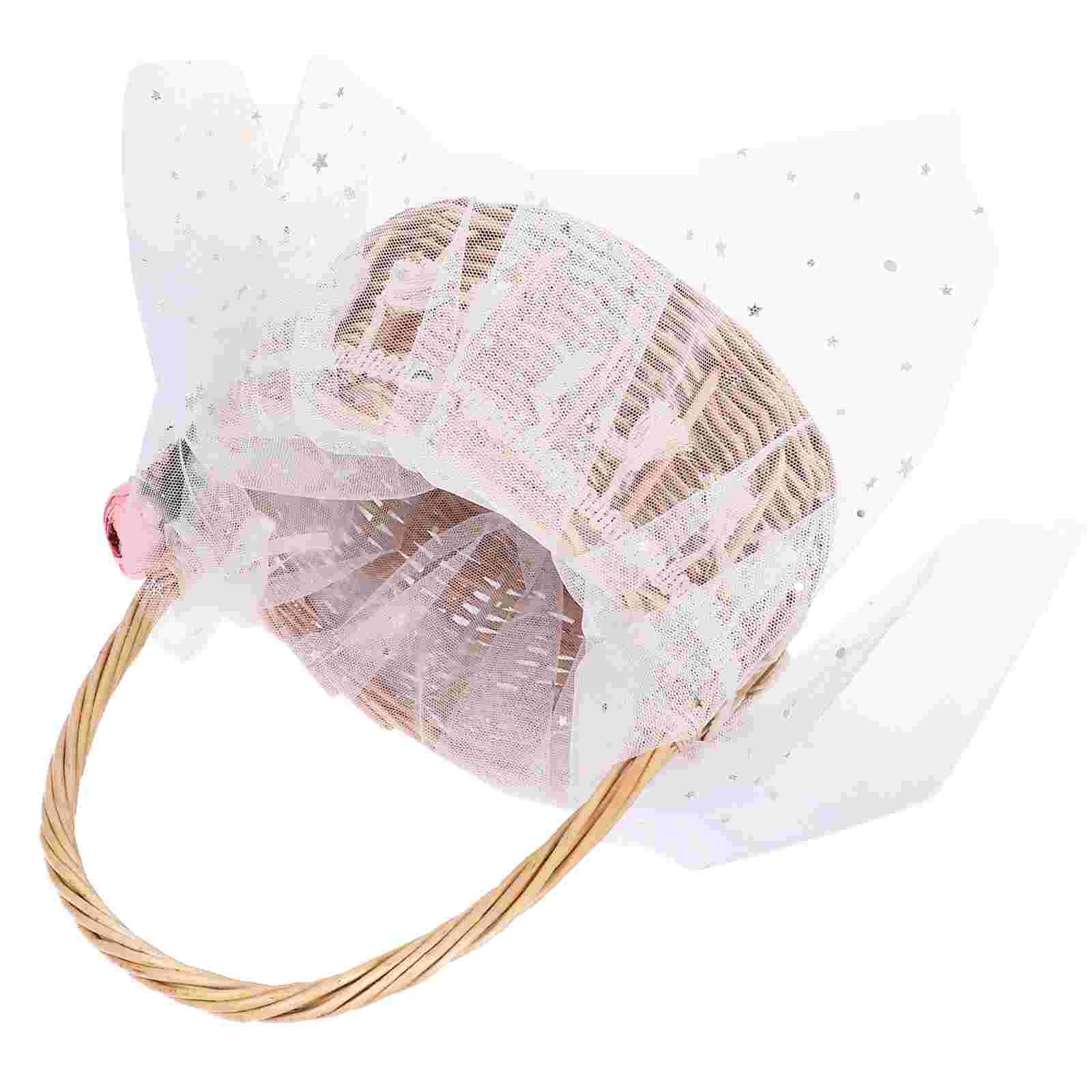 Wicker Woven Gauze Basket Flower Storage Basket Gift Basket Fruit Storage Basket
Wicker Woven Gauze Basket Flower Storage Basket Gift Basket Fruit Storage Basket