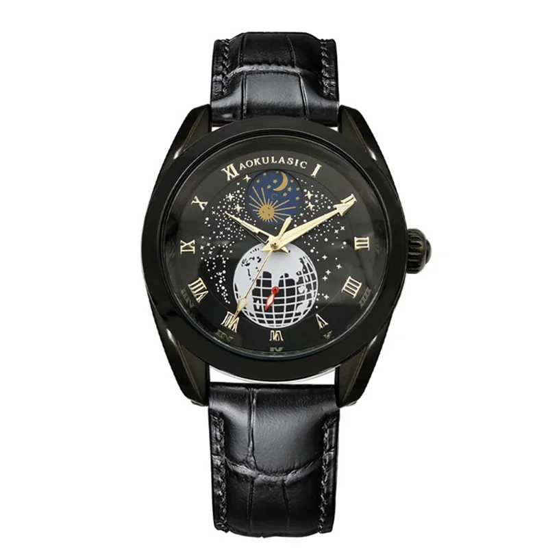 Aogulasic Fashion Mechanical Watch Men's Luxury Design Sporty Automatic Watch Leather Waterproof Clock Men's Relogio Masculino
Aogulasic Fashion Mechanical Watch Men's Luxury Design Sporty Automatic Watch Leather Waterproof Clock Men's Relogio Masculino