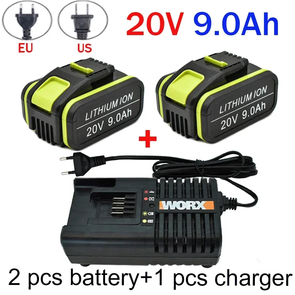 20V 9.0Ah Replacement For Worx 20V Max Li-ion Battery WA3551 WA 3551.1 WA3553 WA3641 WX373 WX390 Cordless Tool
20V 9.0Ah Replacement For Worx 20V Max Li-ion Battery WA3551 WA 3551.1 WA3553 WA3641 WX373 WX390 Cordless Tool