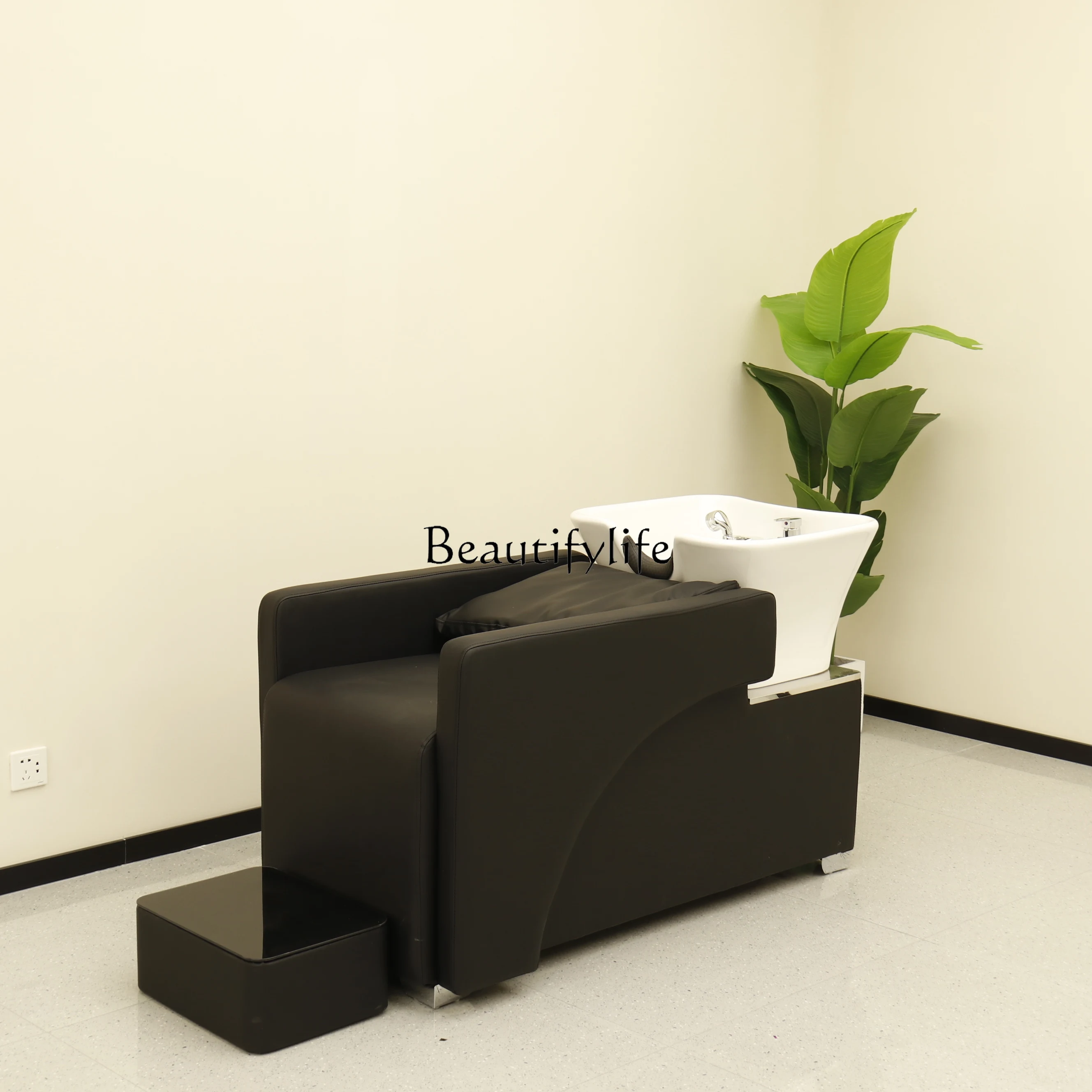 Barber Shop Shampoo for Hair Salon Lying Half Bed High-End Stainless Steel Ceramic Basin Punch Bed
Barber Shop Shampoo for Hair Salon Lying Half Bed High-End Stainless Steel Ceramic Basin Punch Bed