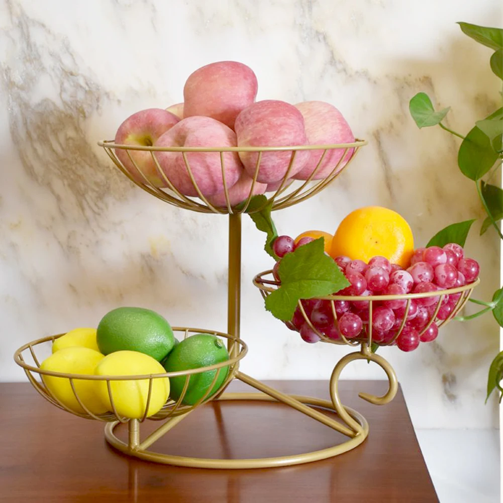 3 Tier Metal Fruit Vegetable Basket Bowl Holder Stand Storage Kitchen Decorative for Party Wedding Decoration Snack Rack Gold
3 Tier Metal Fruit Vegetable Basket Bowl Holder Stand Storage Kitchen Decorative for Party Wedding Decoration Snack Rack Gold