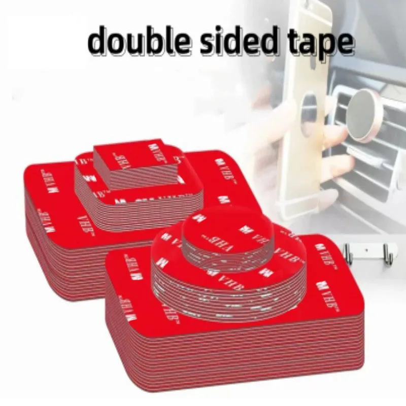 100pcs Hot Super Strong double-sided tape VHB Waterproof No Trace Self Adhesive Acrylic Patch Sticky for Home Car Office School
100pcs Hot Super Strong double-sided tape VHB Waterproof No Trace Self Adhesive Acrylic Patch Sticky for Home Car Office School