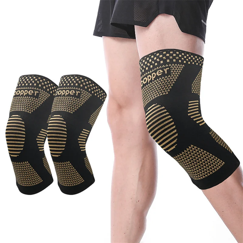 Sports Compression Knee Support Brace Patella Protector Knitted Silicone Spring Leg Pads for Cycling Running Basketball Football
Sports Compression Knee Support Brace Patella Protector Knitted Silicone Spring Leg Pads for Cycling Running Basketball Football