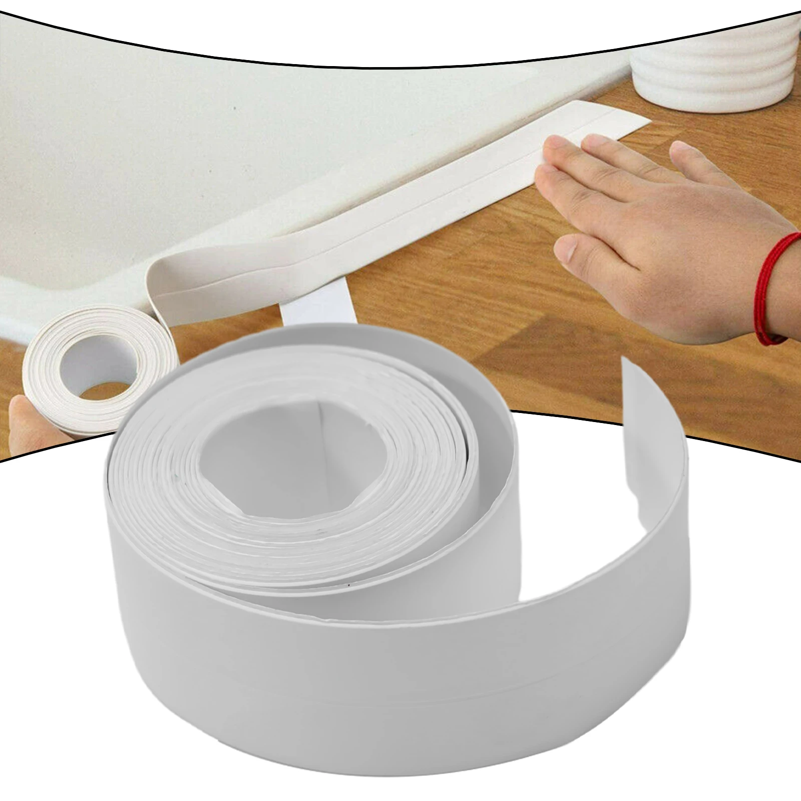 Bathroom Shower Sink Bath Sealing Tape Strip White PVC Waterproof Wall Sticker For Bathroom Kitchen Caulk Strip 3.2M X 38mm
Bathroom Shower Sink Bath Sealing Tape Strip White PVC Waterproof Wall Sticker For Bathroom Kitchen Caulk Strip 3.2M X 38mm