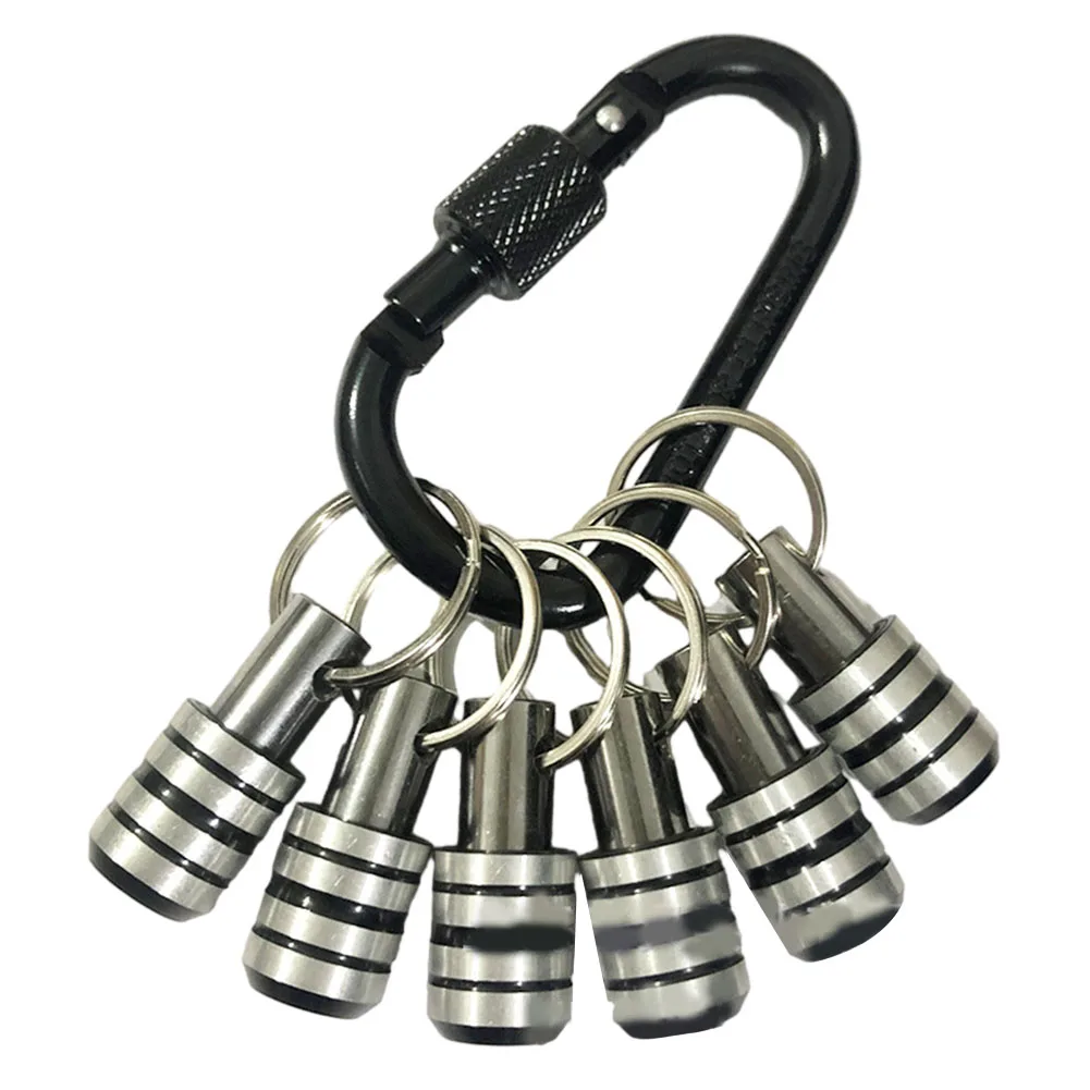 6pcs Hex Shank Screwdriver Bits Holder Extension Bar Keychain Screw Adapter Aluminum Alloy Hand-held Screwdrivers Drill Bits
6pcs Hex Shank Screwdriver Bits Holder Extension Bar Keychain Screw Adapter Aluminum Alloy Hand-held Screwdrivers Drill Bits