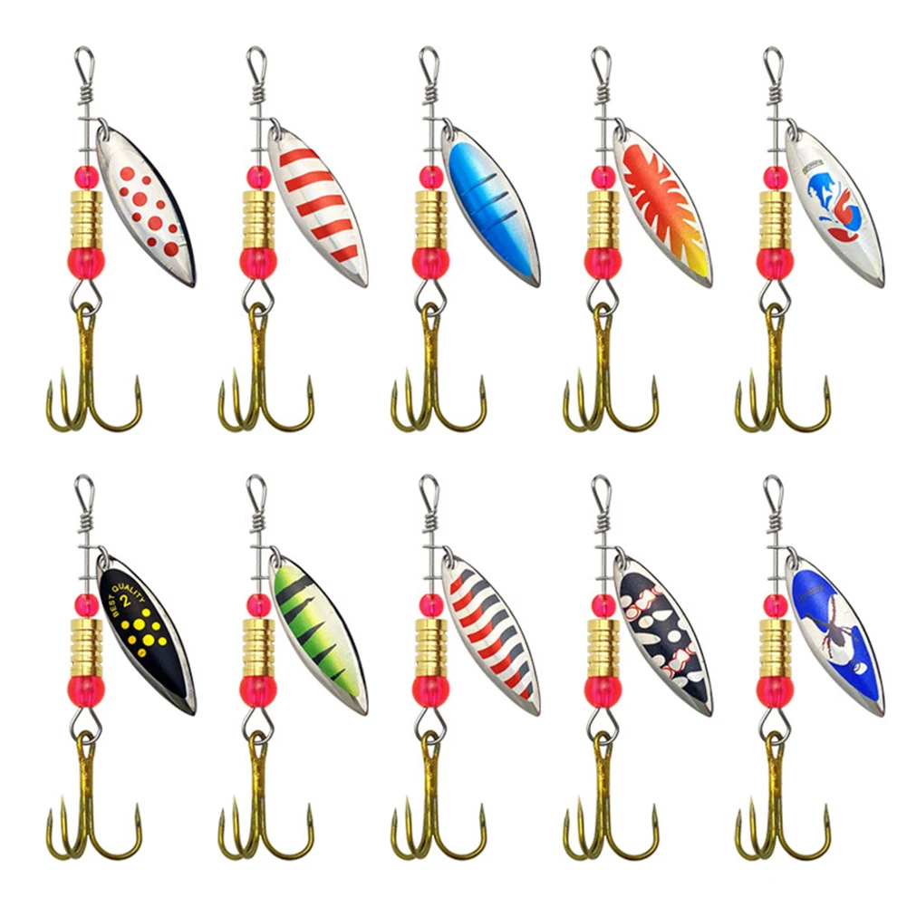 Brand New Durable High Quality Fishing Spinner Spinnerbait Exquisite Freshwater Lightweight Rotating Saltwater
Brand New Durable High Quality Fishing Spinner Spinnerbait Exquisite Freshwater Lightweight Rotating Saltwater