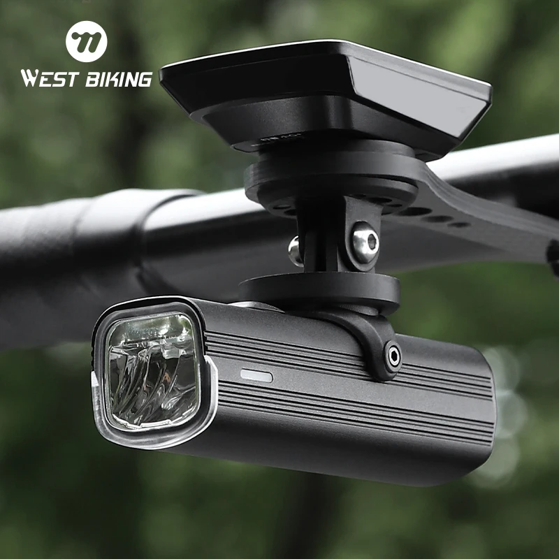 WEST BIKING 1000LM Quick Release Hoisting Front Light Aluminium Waterproof Bicycle Light Type-C Rechargeable Cycling Flashlight
WEST BIKING 1000LM Quick Release Hoisting Front Light Aluminium Waterproof Bicycle Light Type-C Rechargeable Cycling Flashlight
