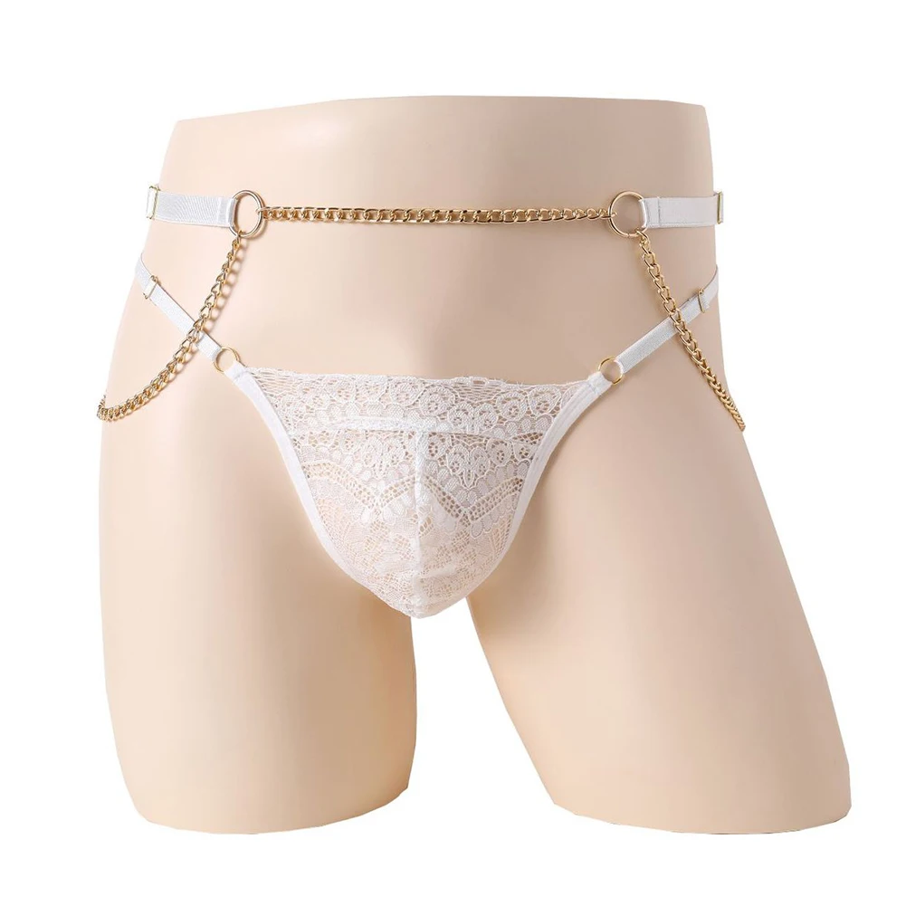 Men Brief Thong Adjustable Chain Underwear Comfortable Elastic Free Size Hot Sell Jockstrap Lingerie Brand New
Men Brief Thong Adjustable Chain Underwear Comfortable Elastic Free Size Hot Sell Jockstrap Lingerie Brand New