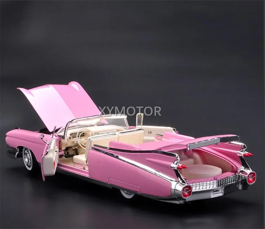 Новинка Maisto 1/18, модель машинки под давлением Cadillac 1959, подарки, коллекция, хобби, демонстрационные украшения, розовый металл, пластик, резина, детские игрушки
Новинка Maisto 1/18, модель машинки под давлением Cadillac 1959, подарки, коллекция, хобби, демонстрационные украшения, розовый металл, пластик, резина, детские игрушки