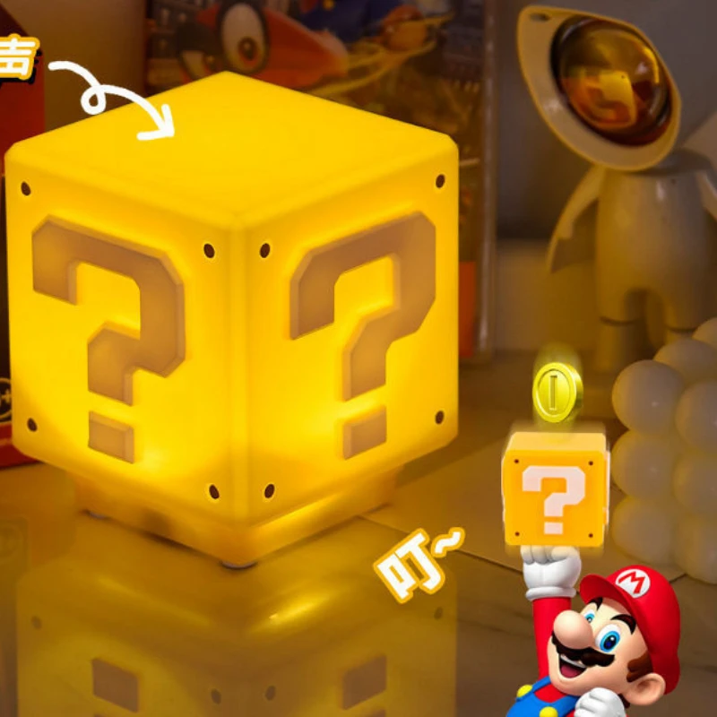 Mario LED Nightlight USB Sensing Sound Anime Super Mario Bros. Accessories Charging Light Toy Room Decoration Birthday Gift
Mario LED Nightlight USB Sensing Sound Anime Super Mario Bros. Accessories Charging Light Toy Room Decoration Birthday Gift