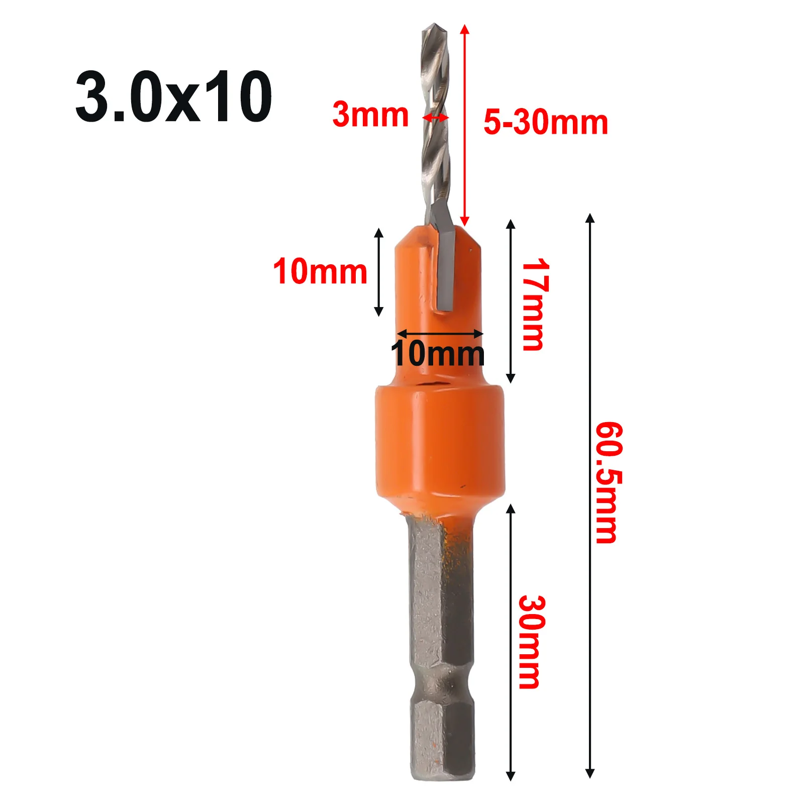 Brand New Drill Bit Countersink Convenient Home Power Tools Replacement Woodworking 1/4inch Accessories Adjustable Drilling
Brand New Drill Bit Countersink Convenient Home Power Tools Replacement Woodworking 1/4inch Accessories Adjustable Drilling