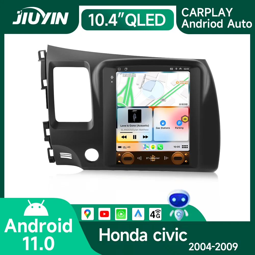 Car Radio Autoradio Android 11 For Honda Civic 8 2005-2011 Tesla Style Multimedia Video Player Navi Stereo BT Carplay Auto
Car Radio Autoradio Android 11 For Honda Civic 8 2005-2011 Tesla Style Multimedia Video Player Navi Stereo BT Carplay Auto