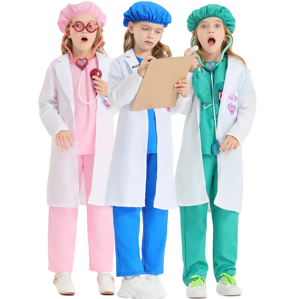 Hospital Doctor Cosplay Costume Kids Shirt Pants Suit Children Surgeon Dr Uniform Halloween Party Role Playing Dress Up Outfit
Hospital Doctor Cosplay Costume Kids Shirt Pants Suit Children Surgeon Dr Uniform Halloween Party Role Playing Dress Up Outfit