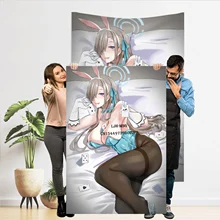

Anime Tapestry Bunny Chaser on Board Poster Tapestries Hentai Lingerie Milf Wall Hanging Sexy Adult Bunnysuit Tapestries H Merch