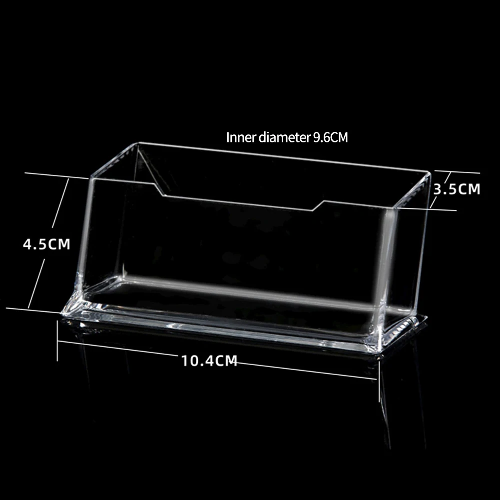10.4*3.5*4.5cm Business Card Case Desktop Storage Box 1/10pcs Acrylic Business Card Holder Business Card Storage Box
10.4*3.5*4.5cm Business Card Case Desktop Storage Box 1/10pcs Acrylic Business Card Holder Business Card Storage Box