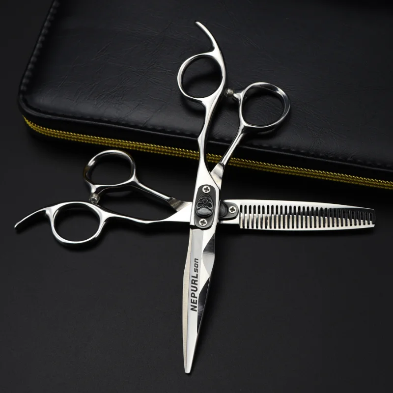 Nepurlson Professional Japan 440c 6 inch Upscale Skull Hair Scissors Cutting Barber Haircut Thinning Shears Hairdresser Scissors
Nepurlson Professional Japan 440c 6 inch Upscale Skull Hair Scissors Cutting Barber Haircut Thinning Shears Hairdresser Scissors
