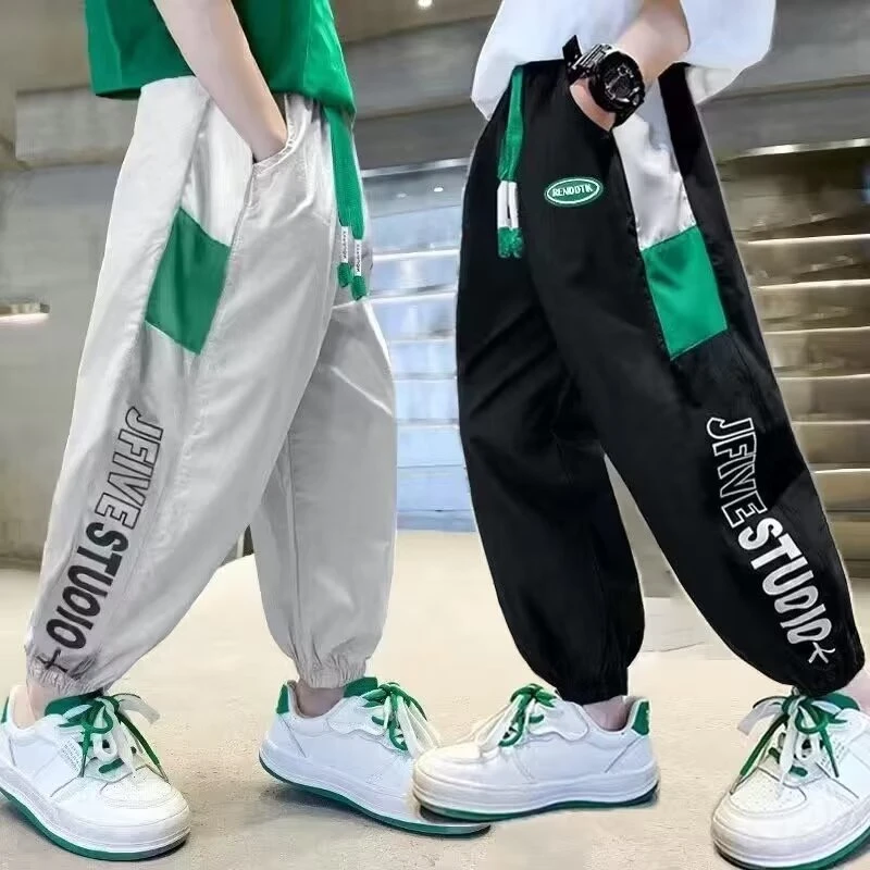 Boys Color Splicing Long Pants Hip Hop Harajuku Comfortable Breathable Cargo Pants Loose Sports Teen Children Casual Harem Pants
Boys Color Splicing Long Pants Hip Hop Harajuku Comfortable Breathable Cargo Pants Loose Sports Teen Children Casual Harem Pants