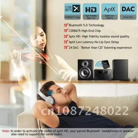 Приемник-передатчик Bluetooth 5,0 с функцией громкой связи CSR8675 AptX HD/LL 3,5 мм AUX RCA аудио беспроводной адаптер для ТВ автомобильный динамик ПК
Приемник-передатчик Bluetooth 5,0 с функцией громкой связи CSR8675 AptX HD/LL 3,5 мм AUX RCA аудио беспроводной адаптер для ТВ автомобильный динамик ПК