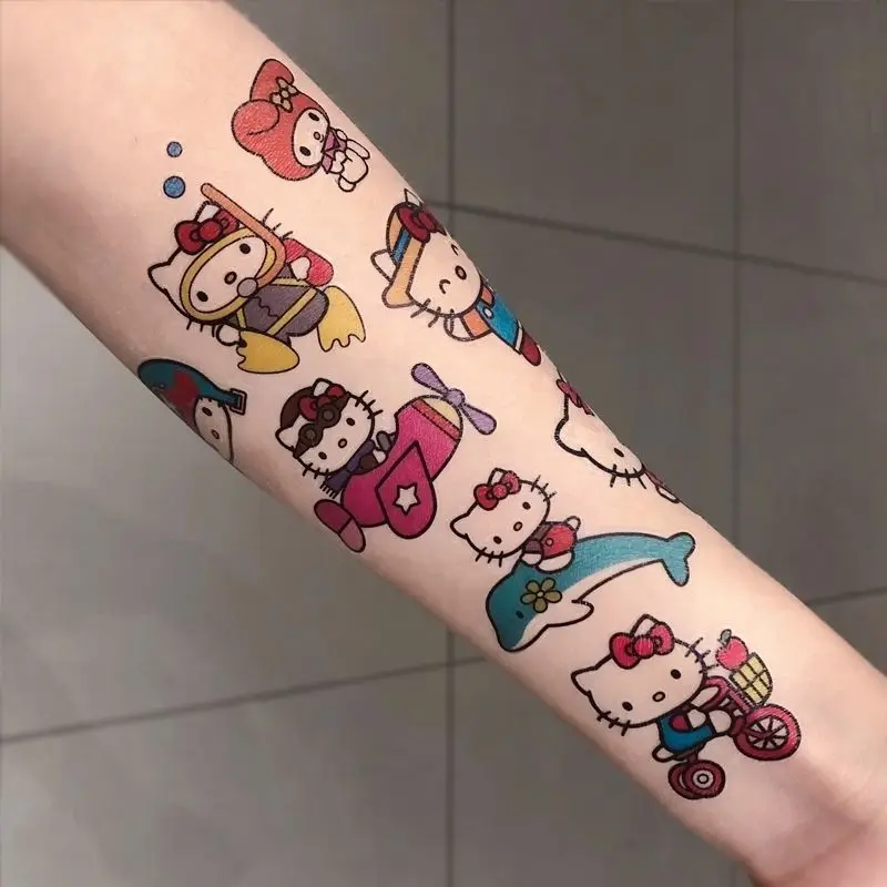 22Pcs Kawaii Sanrios Tattoo Stickers Kitty Kuromi My Melody Cartoon Anime Waterproof Lasting Girl Heart Stickers Gifts for Girls
22Pcs Kawaii Sanrios Tattoo Stickers Kitty Kuromi My Melody Cartoon Anime Waterproof Lasting Girl Heart Stickers Gifts for Girls