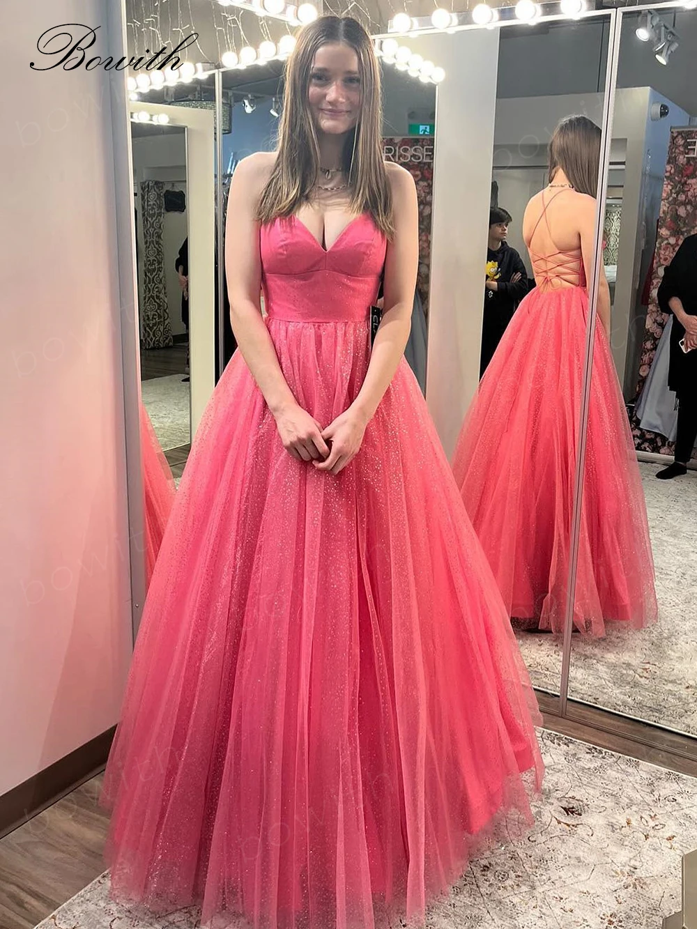 Bowith Prom Dresses 2023 Luxury Gowns Lace Up Back A Line Evening Dress for Gala Party Formal Occasion Dresses
Bowith Prom Dresses 2023 Luxury Gowns Lace Up Back A Line Evening Dress for Gala Party Formal Occasion Dresses