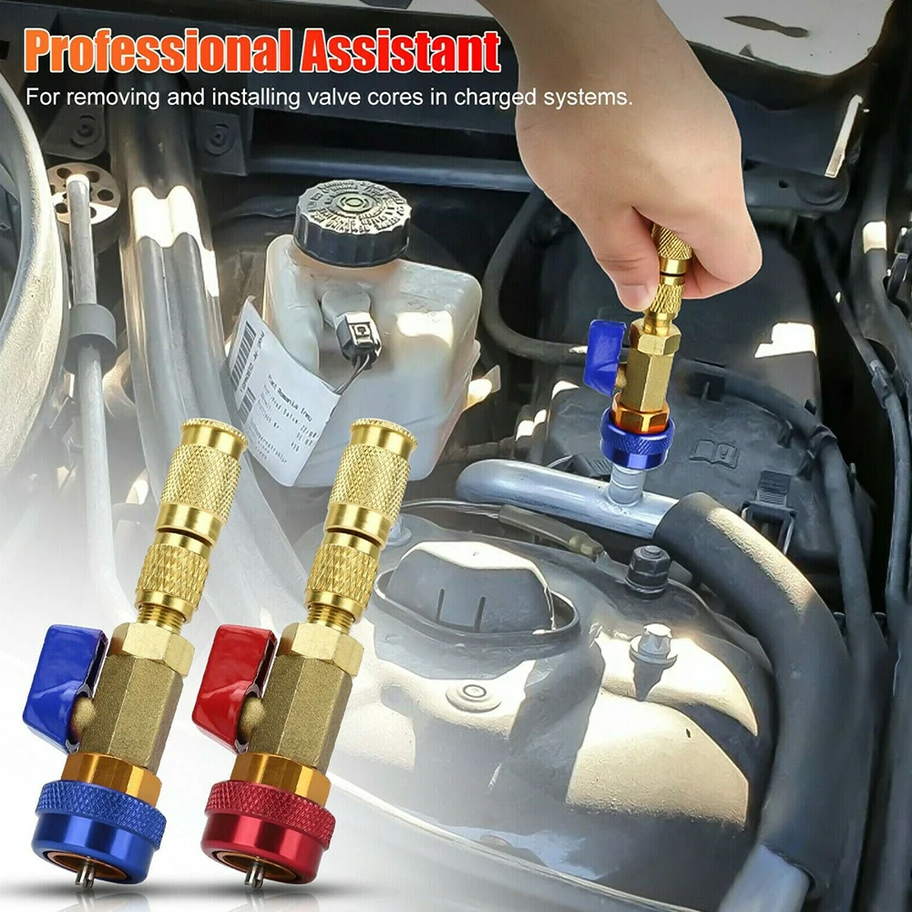 HVAC R134A Spool Removal Tool Installing Quick Connector Removing Spool Remover Valve Core Car Air Conditioner
HVAC R134A Spool Removal Tool Installing Quick Connector Removing Spool Remover Valve Core Car Air Conditioner