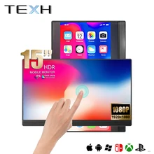 For iPhone Huawei Switch PS5/4 Raspberry Pi Portable Monitor Touch Screen 15Inch Gamer PC Laptop Camera Gaming Rotate Display
For iPhone Huawei Switch PS5/4 Raspberry Pi Portable Monitor Touch Screen 15Inch Gamer PC Laptop Camera Gaming Rotate Display