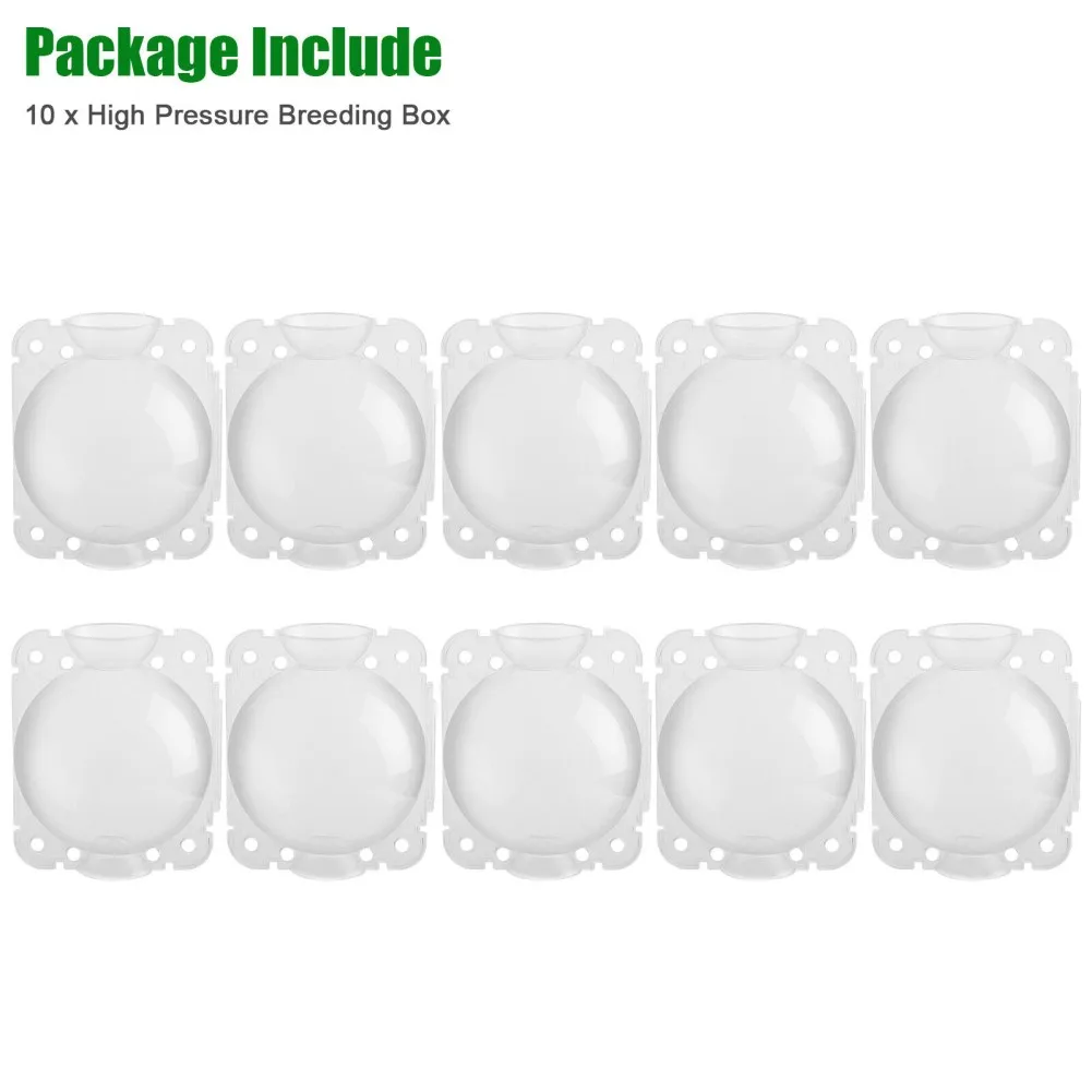 10pcs Reusable 8cm Transparent Plant Root Box Pressure Box Growing Device Ball High-Pressure Propagation Plant Care Accessories
10pcs Reusable 8cm Transparent Plant Root Box Pressure Box Growing Device Ball High-Pressure Propagation Plant Care Accessories