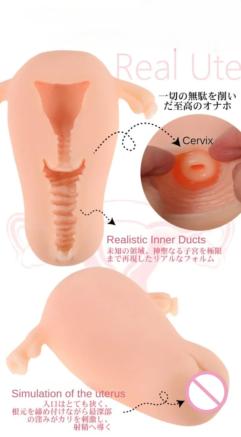 X-Mas Creative Uterus Masturbator for Male Realistic Vagina Pocket Pussy Real Onahole Masturbation Cup Sex Toys for Adult Simula X-Mas Creative Uterus Masturbator for Male Realistic Vagina Pocket Pussy Real Onahole Masturbation Cup Sex Toys for Adult Simula