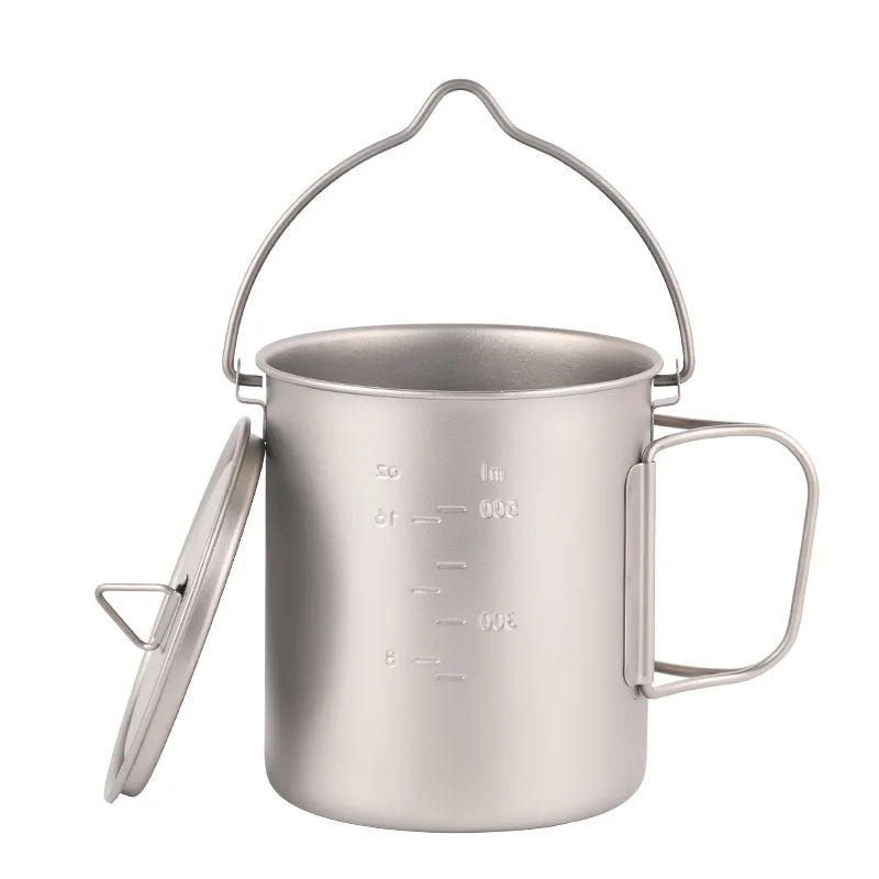 Titanium Pot Lightweight Titanium 750ml Pot with Folding Spork Water Cup for Outdoor Camping Hiking Backpacking Picnic
Titanium Pot Lightweight Titanium 750ml Pot with Folding Spork Water Cup for Outdoor Camping Hiking Backpacking Picnic