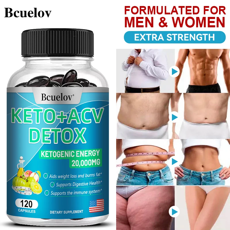 KetoACV Softgels Advanced Weight Loss Supports Digestion Detoxification Fast Burn Belly Fat Muscle Growth Nutritional Metabolism
KetoACV Softgels Advanced Weight Loss Supports Digestion Detoxification Fast Burn Belly Fat Muscle Growth Nutritional Metabolism