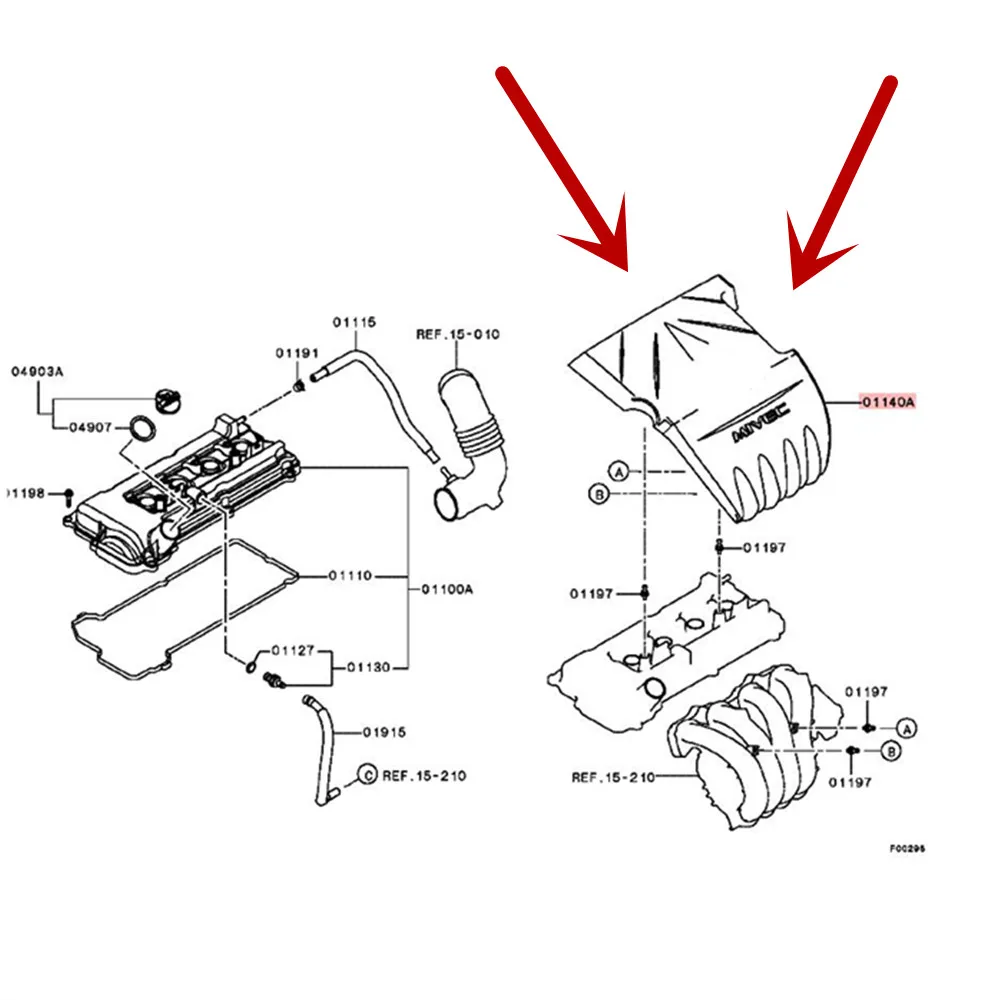 5 PCS 4A91 4A92 Engine UPR for Lancer CX CY Cover with 4 Bolt for ASX RVR 2010-2019 1003A243 Decoration 1.6L 1.5L 1003A174
5 PCS 4A91 4A92 Engine UPR for Lancer CX CY Cover with 4 Bolt for ASX RVR 2010-2019 1003A243 Decoration 1.6L 1.5L 1003A174