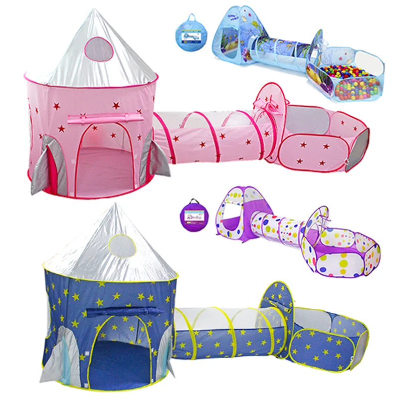 

4 типа 3 в 1, портативная палатка-космический корабль, Детская туннельная игрушечная палатка, Детские шары, бассейн, вигвам для детей, акция, палатка, детский манеж