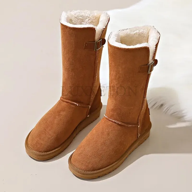 2023 Classic Winter Fashion Bowknot Genuine Leather High Woman Snow Boots Thick Plush Inside Women Shoes Warm Shoes
2023 Classic Winter Fashion Bowknot Genuine Leather High Woman Snow Boots Thick Plush Inside Women Shoes Warm Shoes