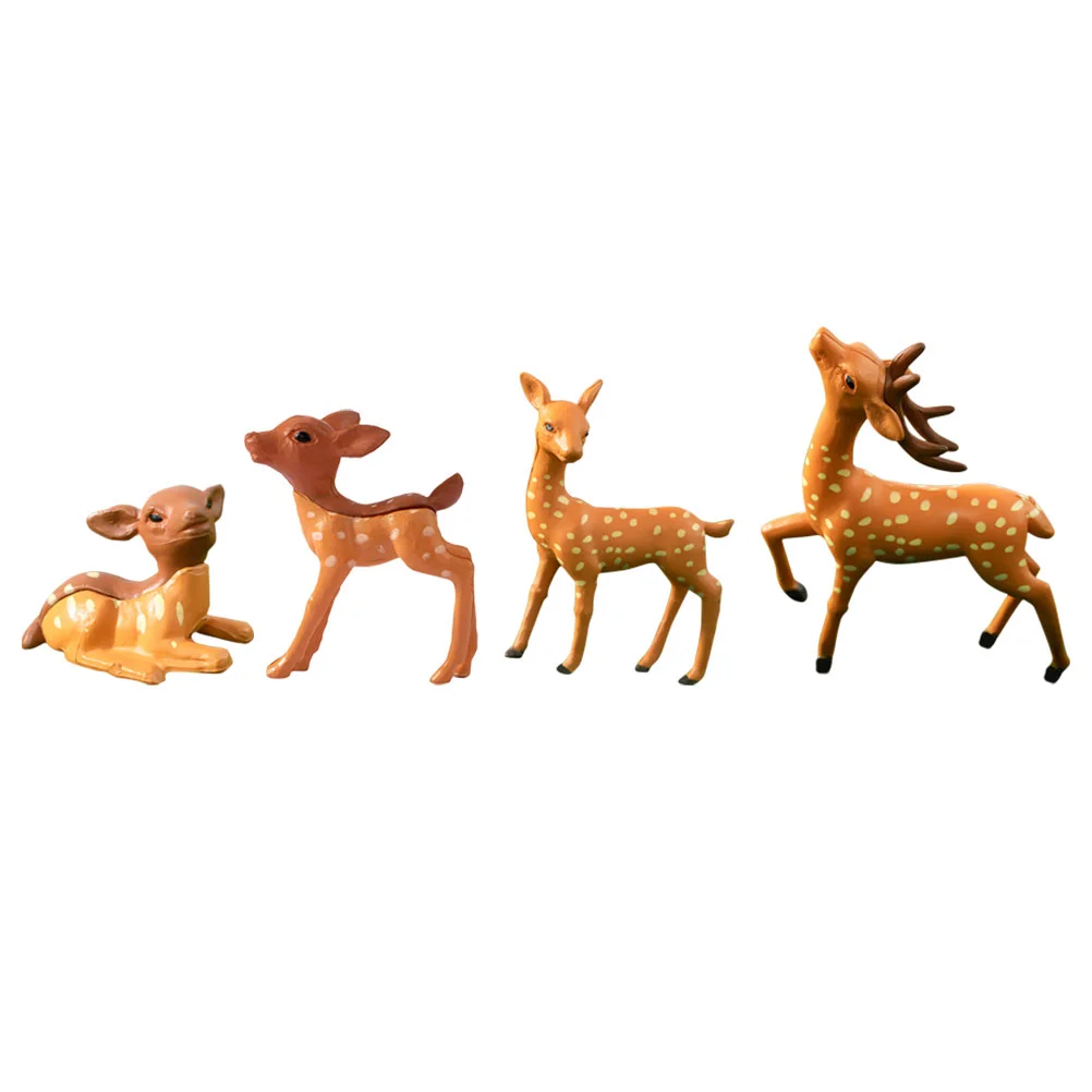 4Pcs Mini Deer Figurines Microlandscape Deer Statues Deer Bonsai Decorations
4Pcs Mini Deer Figurines Microlandscape Deer Statues Deer Bonsai Decorations