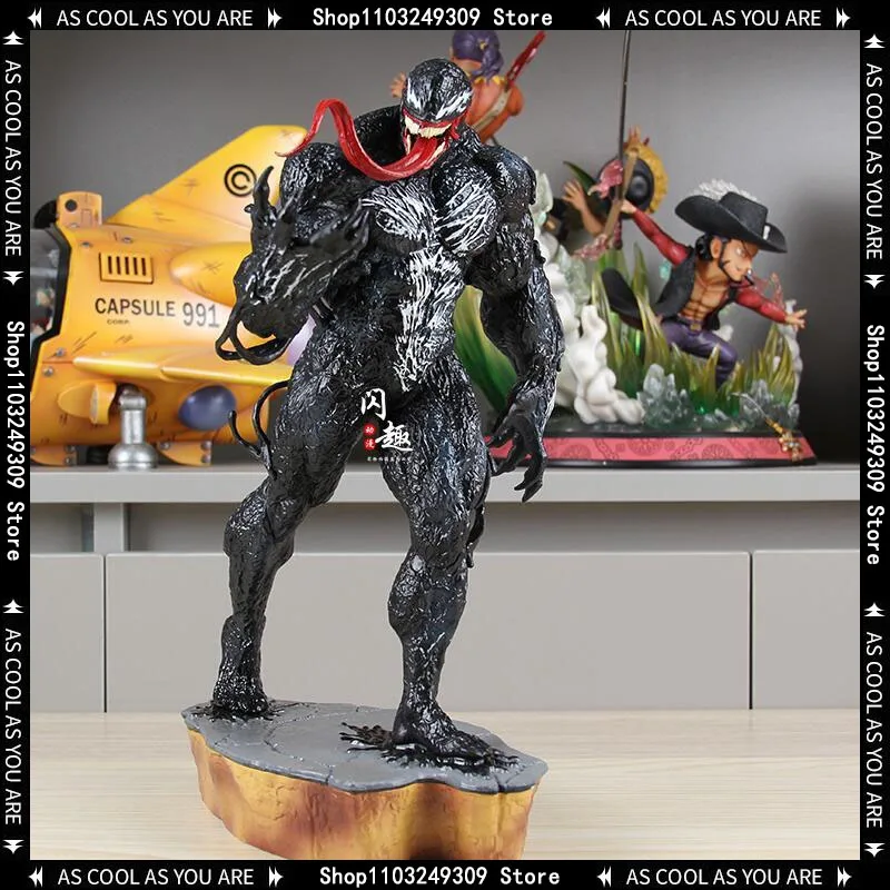 

Venom Batman Hand-made Statue Movie Villain Around The Office Model Animation Ornaments Marvel Comics Hobby Collectibles