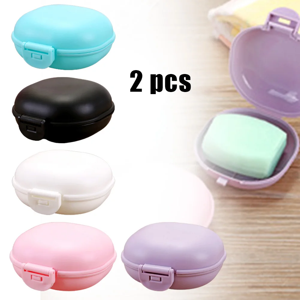 2 Pcs Soap Box Holder Container Soap Dish Case Portable For Travel Camping Outdoor Trip Sealed Bathroom 8.5x9.5x3.5cm PP
2 Pcs Soap Box Holder Container Soap Dish Case Portable For Travel Camping Outdoor Trip Sealed Bathroom 8.5x9.5x3.5cm PP
