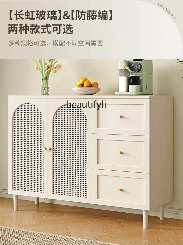 Rattan Sideboard Cabinet Home Living Room Wall Locker Modern Minimalist Glass Door Wine Cabinet Kitchen Cupboard Storage Cabinet 
Rattan Sideboard Cabinet Home Living Room Wall Locker Modern Minimalist Glass Door Wine Cabinet Kitchen Cupboard Storage Cabinet
