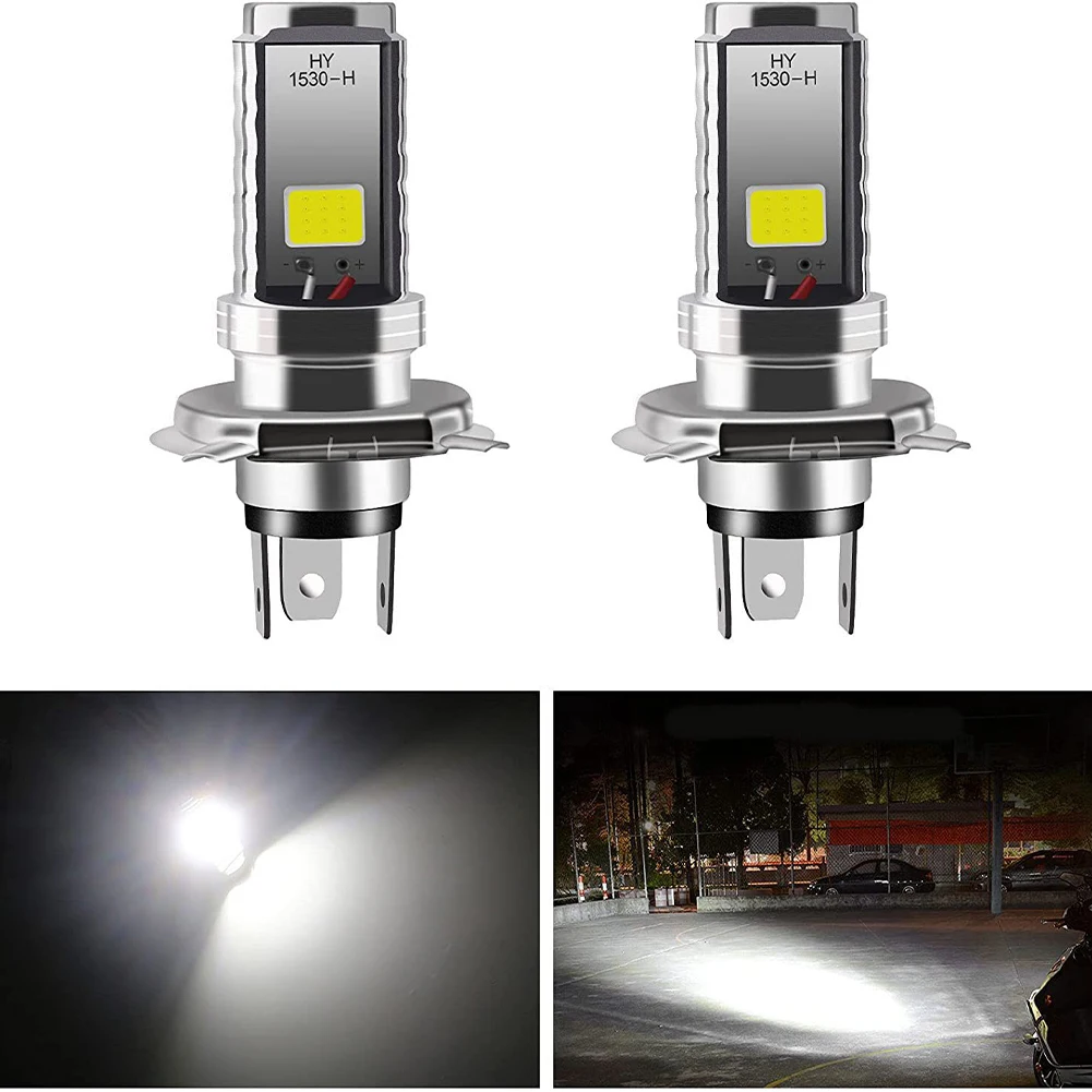 2PCS Universal H4 Car Motorcycle LED Headlights Fog Lamp Super Bright Automobile Motorbike Truck Accessories
2PCS Universal H4 Car Motorcycle LED Headlights Fog Lamp Super Bright Automobile Motorbike Truck Accessories