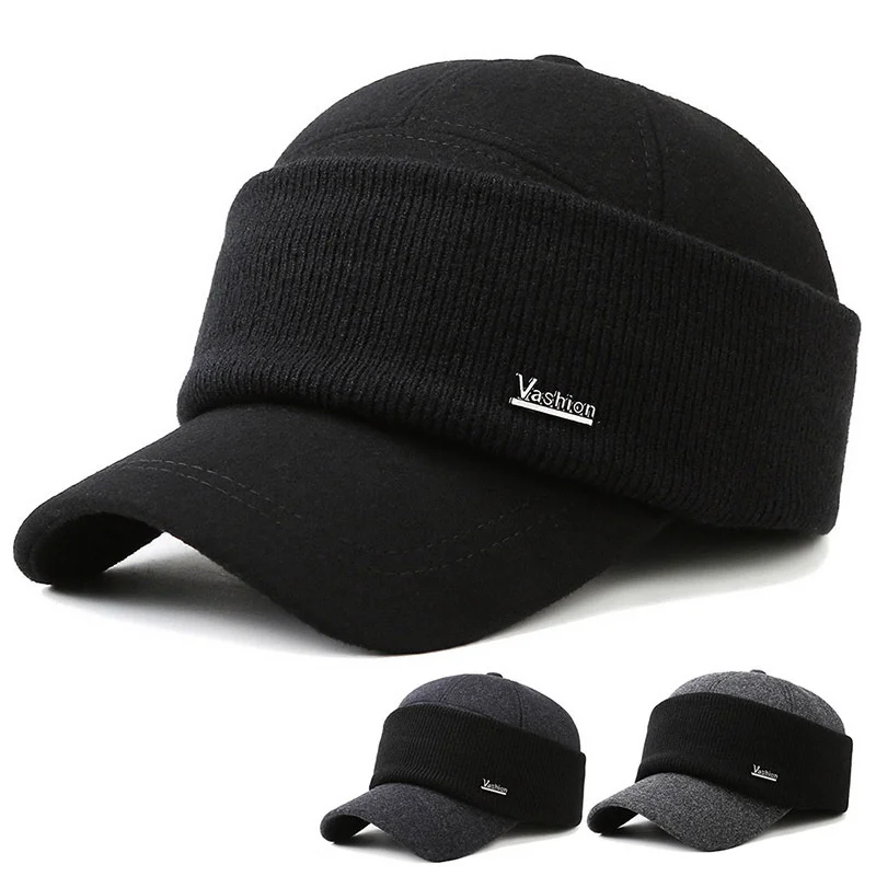 Winter Men's Warm Hat Thick Baseball Caps For Men Earmuffs Hats Senior Dad's Hat New Casual Brands Hat Snapback Cap
Winter Men's Warm Hat Thick Baseball Caps For Men Earmuffs Hats Senior Dad's Hat New Casual Brands Hat Snapback Cap