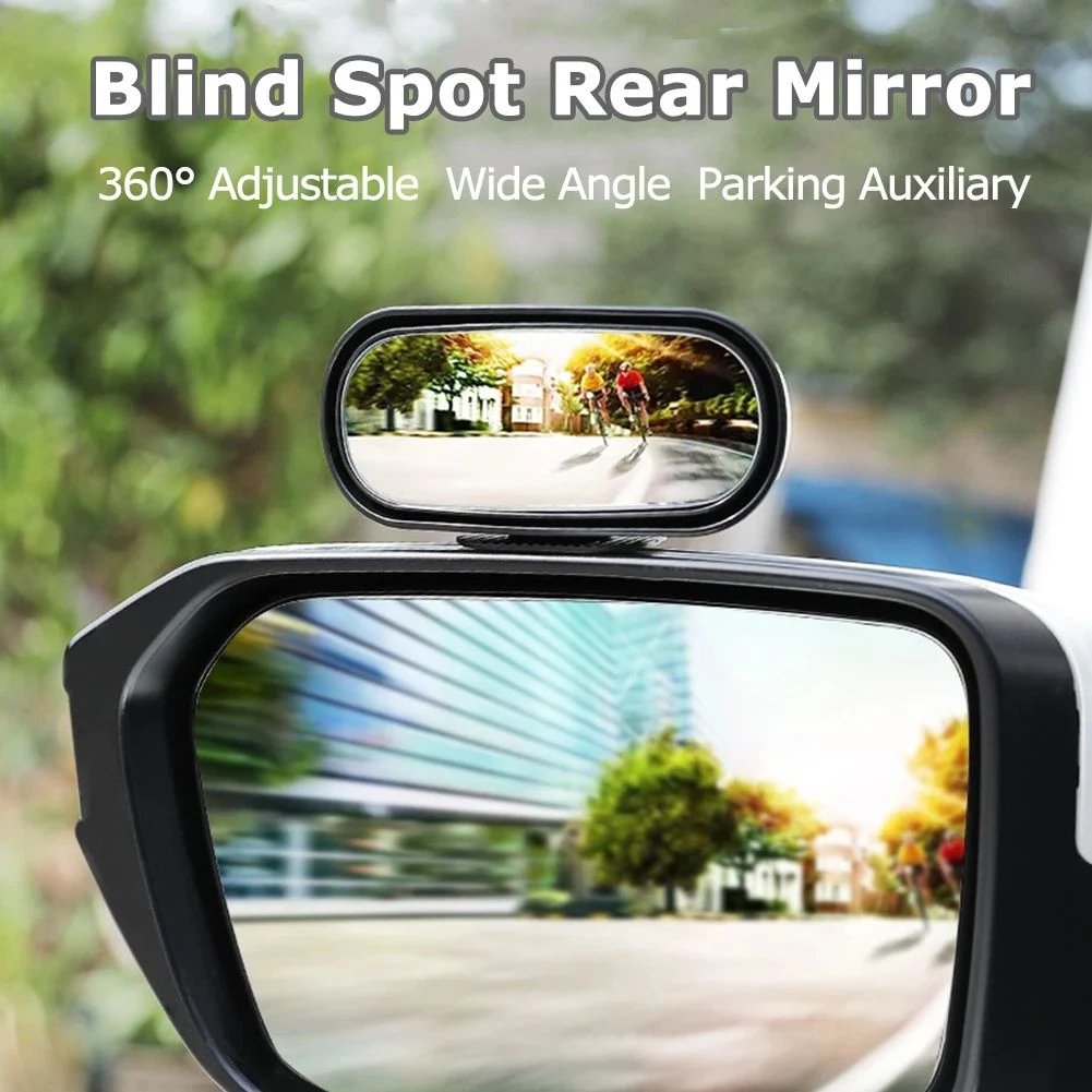 Side-View Mirror 360° Wide Angle Blind Spot Mirror Side View Mirror 12.5x5 Cm 4.92x1.97 Inch ABS + Glass Black
Side-View Mirror 360° Wide Angle Blind Spot Mirror Side View Mirror 12.5x5 Cm 4.92x1.97 Inch ABS + Glass Black