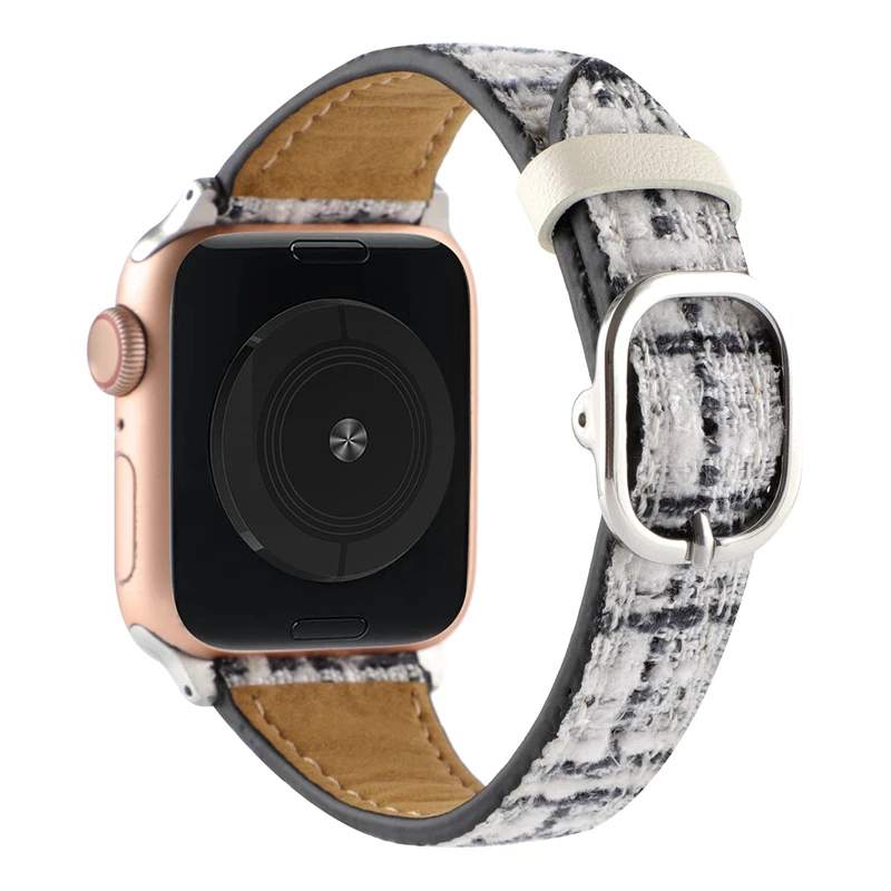 Leather canvas plaid plush for apple watch band ultra2 49mm 45mm 44mm 41mm Strap Accessories iWatch Series 9 8 7 6 5 SE Women's
Leather canvas plaid plush for apple watch band ultra2 49mm 45mm 44mm 41mm Strap Accessories iWatch Series 9 8 7 6 5 SE Women's
