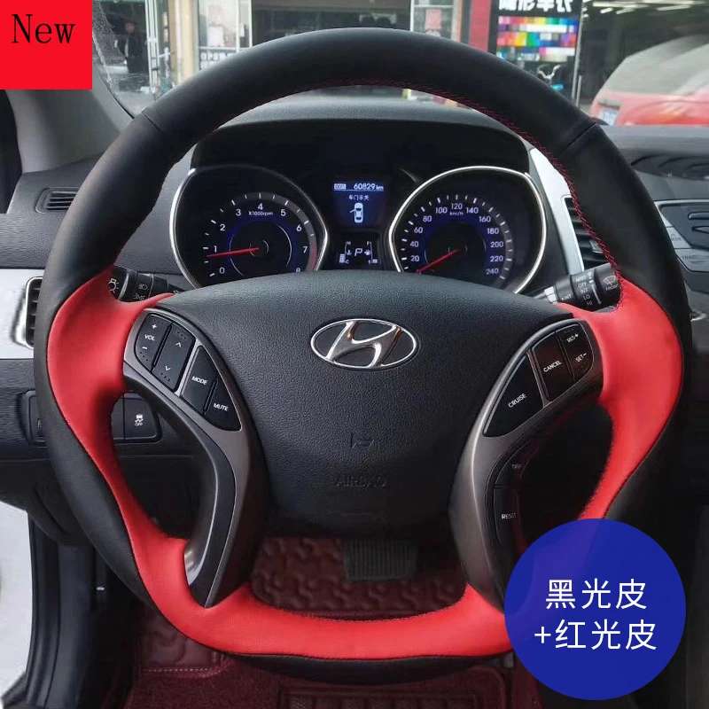 Customized Hand-stitched Leather Suede Steering Wheel Cover for Hyundai ELANTRA LAFESTA MISTRA Ix35 TUCSON Verna CELESTA Ix25
Customized Hand-stitched Leather Suede Steering Wheel Cover for Hyundai ELANTRA LAFESTA MISTRA Ix35 TUCSON Verna CELESTA Ix25