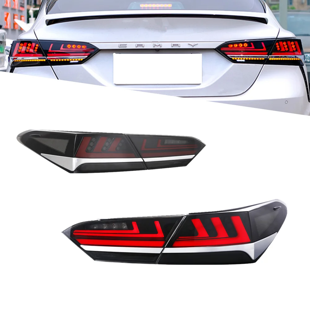 

Inginuity Time LED Taillights For Toyota Camry 2018 2019 2020 2021 2022 Sequential Indicator Start-up Animation Rear Lamps