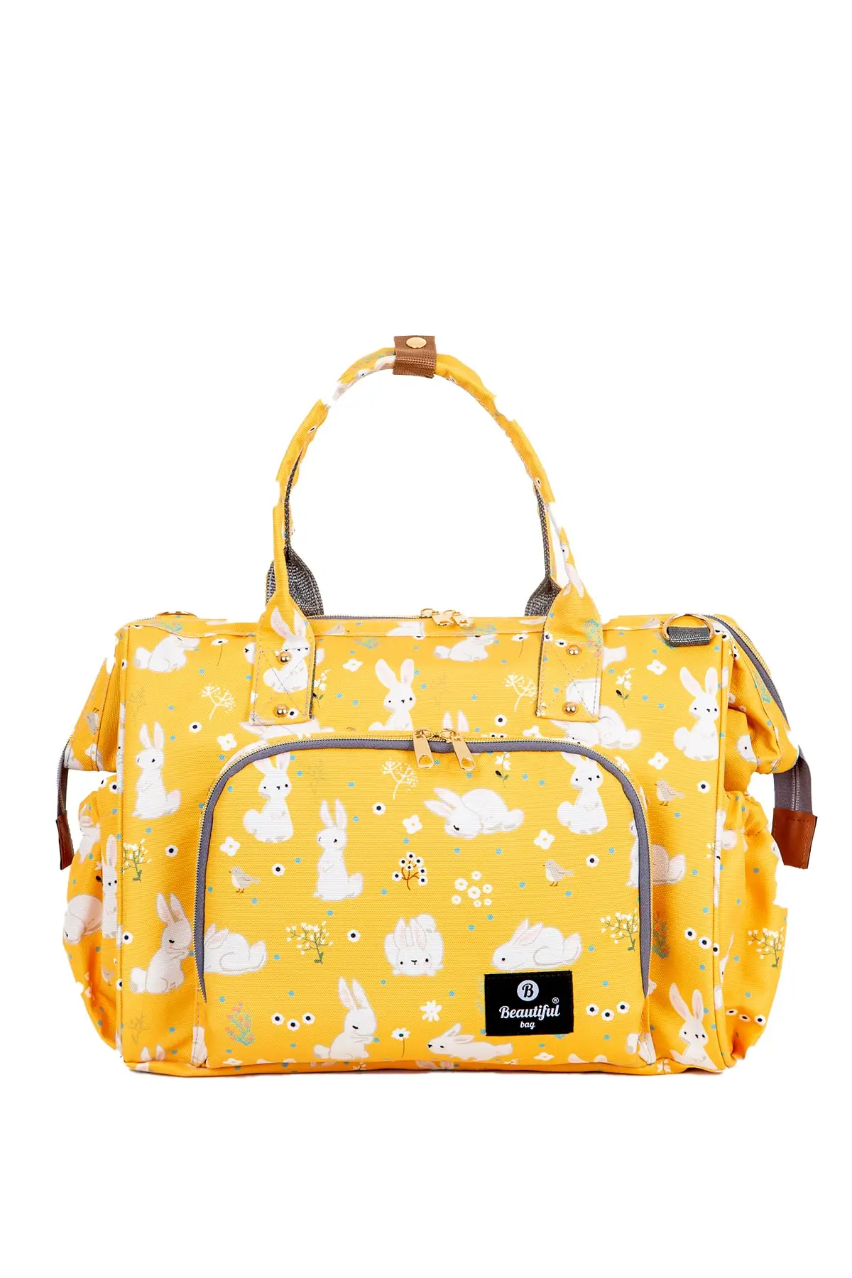 Shoulder Strap Mother Baby Care Arm Bag Yellow Rabbit Large Volume Thermal biberon compartment and fishnet Teddy place
Shoulder Strap Mother Baby Care Arm Bag Yellow Rabbit Large Volume Thermal biberon compartment and fishnet Teddy place
