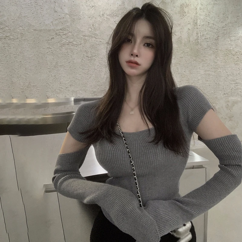 Women Knitted Hipster Sweaters Retro Pullovers Sexy Girls Fashion Korean Style Solid All-match Soft Aesthetic Chic Clubwear
Women Knitted Hipster Sweaters Retro Pullovers Sexy Girls Fashion Korean Style Solid All-match Soft Aesthetic Chic Clubwear